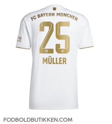 Bayern Munich Thomas Muller #25 Udebanetrøje 2022-23 Kortærmet
